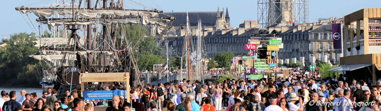 Fréquentation Bordeaux Fête du Vin 2023 | Photo Bernard Tocheport