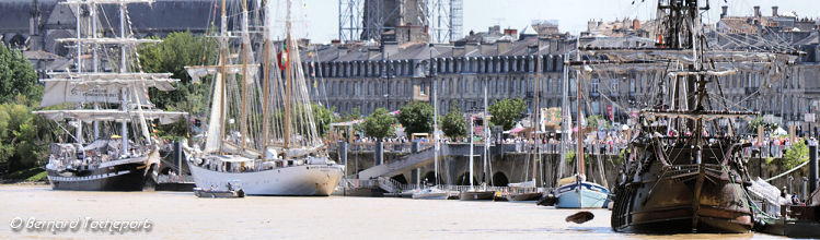 Voiliers Belem, Santa Maria Manuela  à la Fête du Vin | Photo Bernard Tocheport