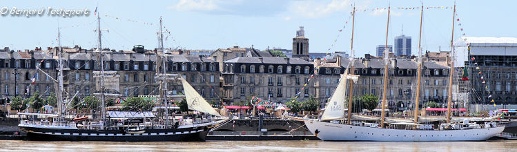 Voiliers Belem, Santa Maria Manuela  à la Fête du Vin | Photo Bernard Tocheport