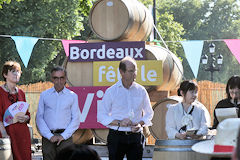 Inauguration de Bordeaux Fête le Vin 2025 | Photo Bernard Tocheport