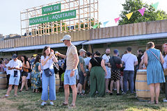 Pavillon Vins de Nouvelle Aquitaine à Bordeaux Fête le Vin 2025 | Photo Bernard Tocheport