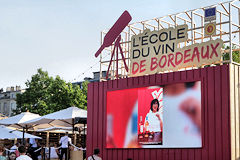 Pavillon L'Ecole du Vin de Bordeaux à la  Fête le Vin 2025 | Photo Bernard Tocheport