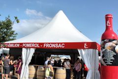 Bordeaux fête le vin 2012 : stand Saint Emilion Pomerol Fronsac