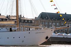 Bordeaux fête le vin 2014 : proue du Santa Maria Manuela