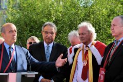 Bordeaux fête le vin 2014 : Alain Juppé et Tom LaBonge