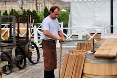 Bordeaux fête le vin 2014 : Fabrication d'une barrique