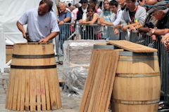 Bordeaux fête le vin 2014 : Fabrication d'une barrique