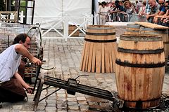 Bordeaux fête le vin 2014 : Fabrication d'une barrique