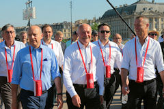 Les élus parcourent le site de Bordeaux  Fête le Vin 2016 | Photo 33-bordeaux.com