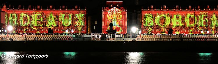 Projection Bordeaux façade bourse