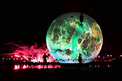 Bordeaux spectacle pyrotechnique sur le miroir d'eau | Photo Bernard Tocheport