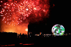 Bordeaux feu d'artifice et spectacle sur le miroir d'eau | Photo Bernard Tocheport