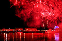 Bordeaux feu d'artifice Fête du Vin 2022 | Photo Bernard Tocheport