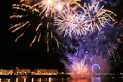 Bordeaux feu d'artifice Fête du Vin 2022 | Photo Bernard Tocheport