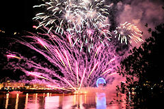 Bordeaux feu d'artifice Fête du Vin 2022 | Photo Bernard Tocheport