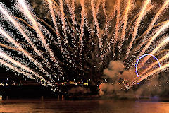 Bordeaux feu d'artifice Fête du Vin 2022 | Photo Bernard Tocheport