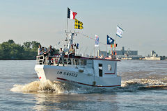 Bateau de pêche de La Cotinière à Bassens | 33-bordeaux.com