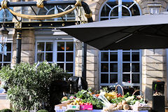 Bordeaux SO Good 2018 fruits et légumes à la terrasse du Grand Hôte l| Photo Bernard Tocheport