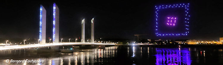 Bordeaux spectacle drones production Dronisos | Photo Bernard Tocheport