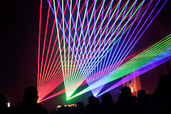 Bordeaux formes géométriques spectacle laser | photo Bernard Tocheport