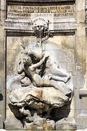 Fontaine murale place Amédée Larrieu à Bordeaux | Photo Bernard Tocheport