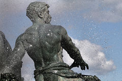 Le forgeron du bassin le triomphe de la République sur la fontaine des Girondins de Bordeaux | Photo Bernard Tocheport