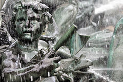 Enfant licteur et grenouille de la fontaine des Girondins de Bordeaux | Photo Bernard Tocheport