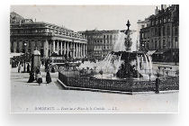 1910 fontaine des allées de Tourny
