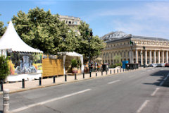 La fontaine face au Grand Théâtre