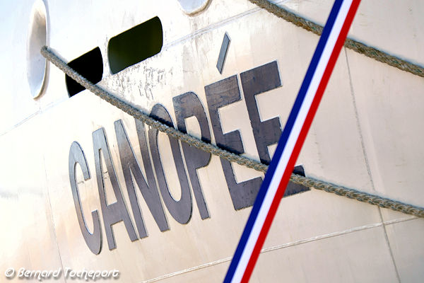 Ruban inaugural du navire Canopée à Bordeaux | Photo Bernard Tocheport