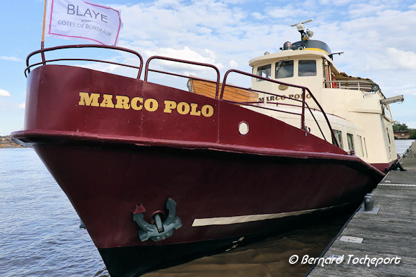 Bordeaux bateau Marco Polo au ponton d'honneur | Photo Bernard Tocheport