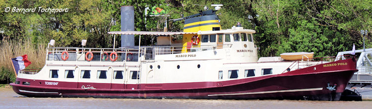 Bateau de croisières Marco Polo à Bordeaux | Photo Bernard Tocheport