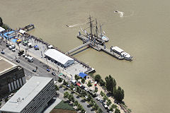 Vue aérienne du ponton Parlier à Bordeaux -  photo 33-bordeaux.com