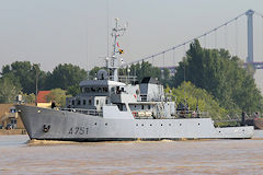 Arrivée à Bordeaux du navire militaire A751 Lynx | Photo 33-bordeaux.com