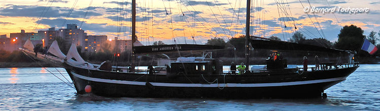 Voilier Ring Andersen à Bordeaux | Photo Bernard Tocheport