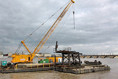 Construction du ponton d'honneur -  photo 33-bordeaux.com