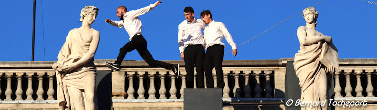 Chorégraphie acrobatique grand Théâtre de Bordeaux | Photo Bernard Tocheport