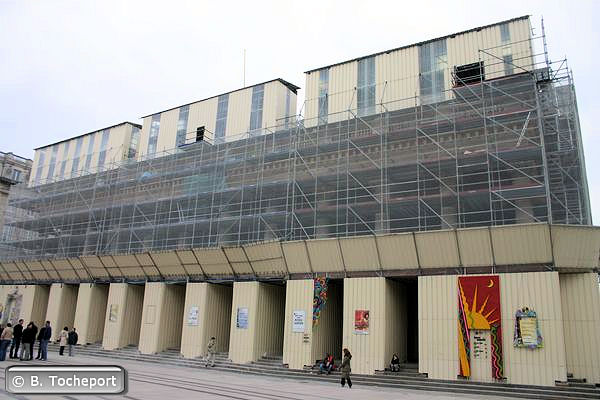 Grand Théâtre de Bordeaux pendant les travaux : 33-bordeaux.com
