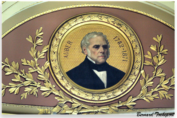 Portrait restauré de Auber au Grand Théâtre de Bordeaux | Photo 33-bordeaux.com