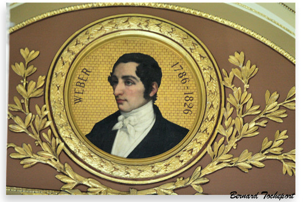 Portrait restauré de Weber au Grand Théâtre de Bordeaux | Photo 33-bordeaux.com