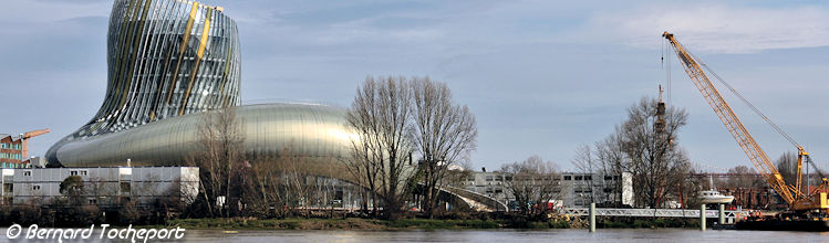 Cité du vin accès au ponton