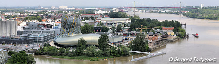 Virage de la Garonne, Cité du Vin et pont d'Aquitaine