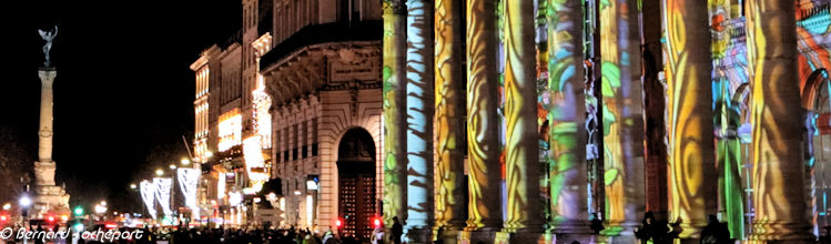 Illuminations de Noël Bordeaux place de la Comédie | Photo Bernard Tocheport