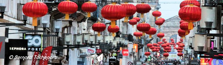 Lampions Chinois rue Sainte Catherine