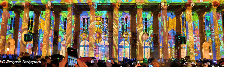 Mapping façade du Grand Théâtre | Photo Bernard Tocheport