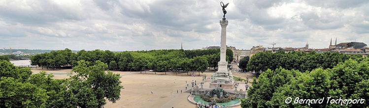 Bordeaux la place des Quinconces | Photo Bernard Tocheport