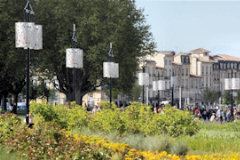 Lampadaires du jardin des lumières | 33-bordeaux.com