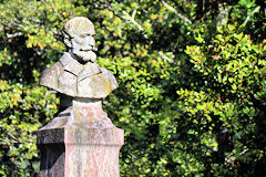 Buste de Maxime Lalanne par Pierre Granet au Jardin public de Bordeaux | Photo Bernard Tocheport