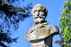 Maxime Lalanne peintre graveur au Jardin public de Bordeaux | Photo Bernard Tocheport