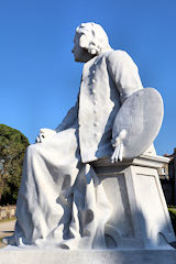 Statue de Rosa Bonheur terrasse Burguet au Jardin public de Bordeaux | Photo Bernard Tocheport